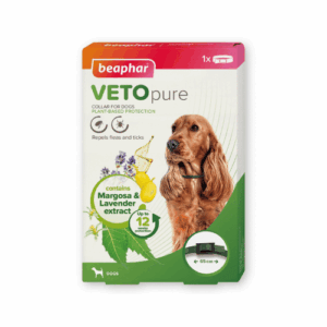 Beaphar Veto Pure Bio Collar- împotriva paraziților câini