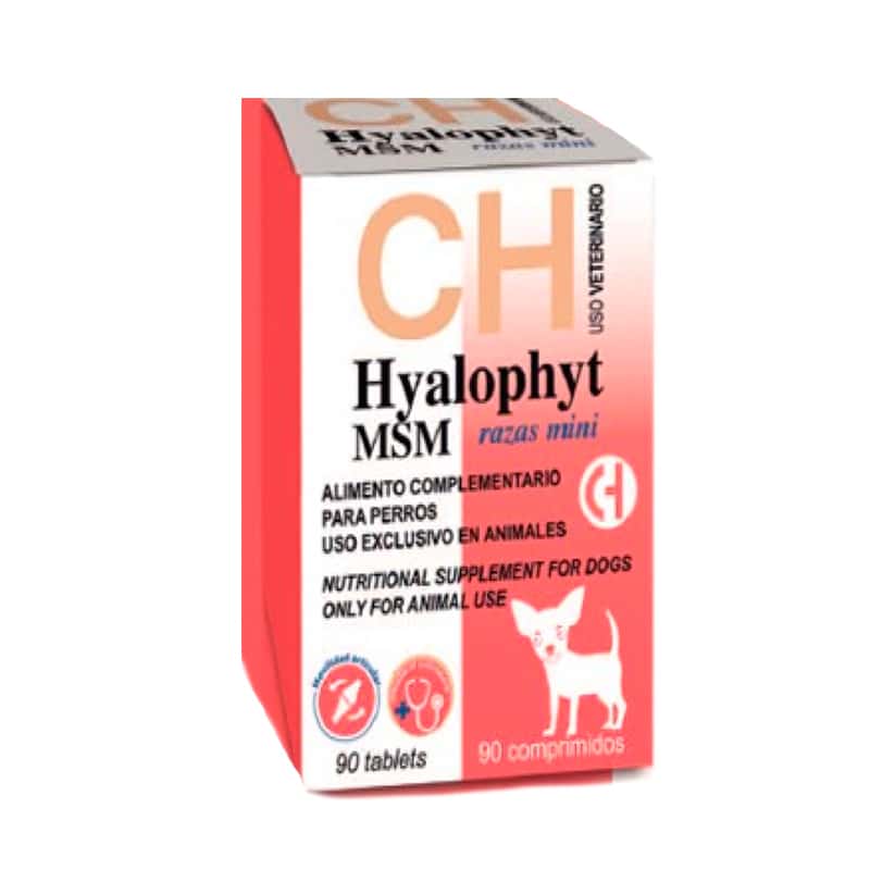 HYALOPHYT MSM- pentru câini de talie mică cu probleme articulare