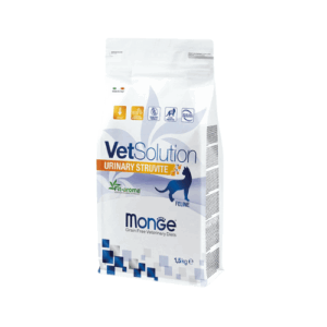 Monge Vet Solution Urinary Struvite- pentru pisici, împotriva calculilor de struvit, 1,5 kg