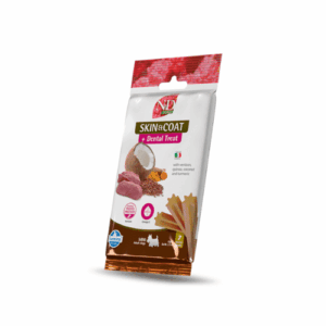 ND Quinoa Skin and Coat Mini- recompensă pentru câini cu cerb, 60 g