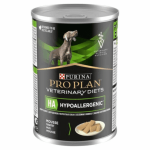 Pro Plan Veterinary Diets HA Hypoallergenic, pentru alergie alimentară la câini, 370 g