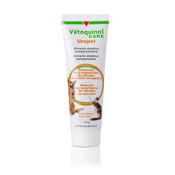 Vetoquinol Uro Pet, pastă împotriva calculilor renali, 120 g