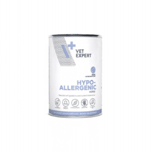 Vet Expert Hypoallergenic – conservă pentru câini cu carne de cal, 6 x 400 g