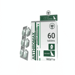 Vetapro Arthromax Giants - pentru articulații la câinii de talie foarte mare, 60 de comprimate