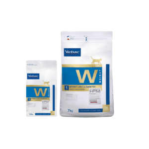 Virbac Weight and Diabetes W1, hrană pentru pisici cu diabet