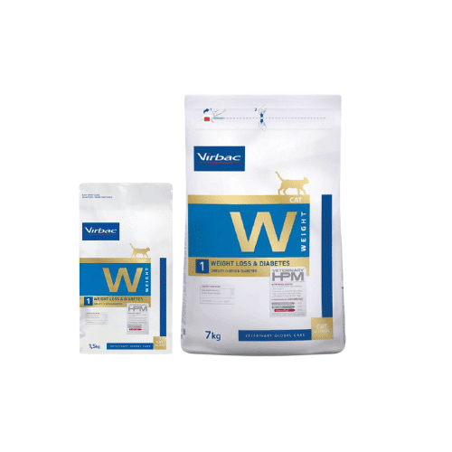 Virbac Weight and Diabetes W1, hrană pentru pisici cu diabet