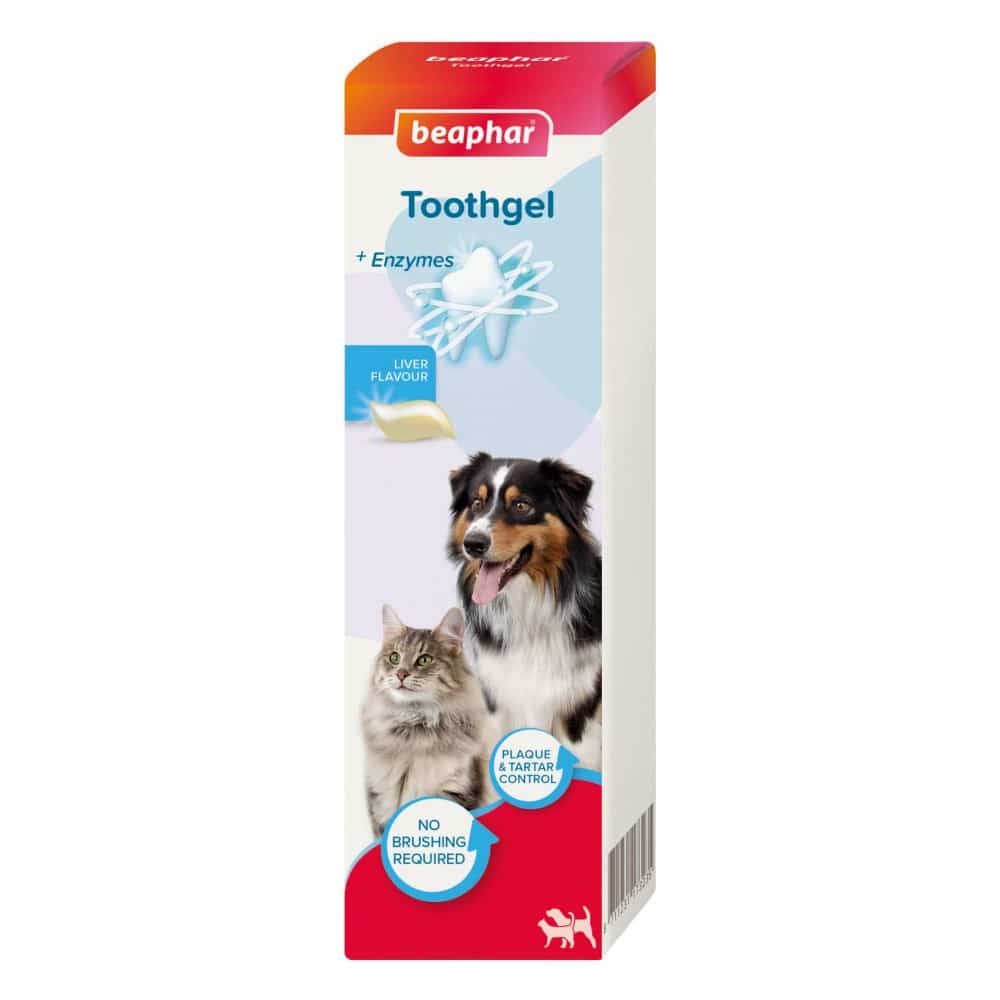 Gel pentru curățarea dinților de la Beaphar, 100 g